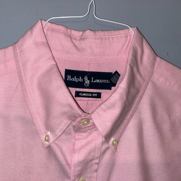 Ralph Lauren Button Down Long Sleeve Cotton Shirts, Men's XL, Pair - Picture 9 of 10